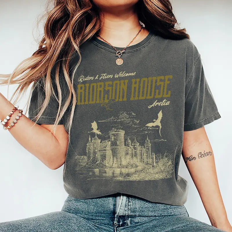 Basgiath War College Shirt, Fourth Wing Sweatshirt, Fourth Wing Merch Riorson, Xaden Riorson House Tee Hoodie