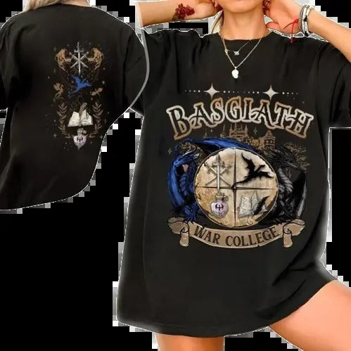 Basgiath War College shirt, Fourth Wing Fan shirt, Riders Quadrant shirt, Dragon Rider shirt, Violant Little Thing ...