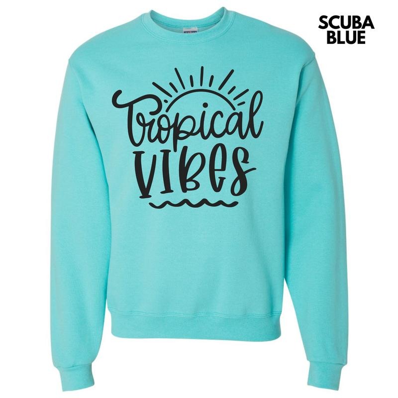 Basic Tropical Vibes Sweatshirt 'NLB' T-Shirts, Hoodie | RetroVerseTees.com