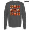 Basketball Coquette Collage Long Sleeve Comfort Colors T-Shirt 'NLB' Hoodie, Sweatshirt | RetroVerseTees.com