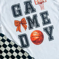 Basketball Gameday Graphic Top T-Shirts, Hoodie, Sweatshirt | RetroVerseTees.com