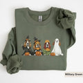 Basset Hound Halloween SWeatshirt, Dog lover Shirt Hoodie | RetroVerseTees.com