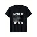 Battle FOG Peleliu Pacific World WB shield 2 Straw hat pirates T-Shirt, Short Sleeve T-Shirt, Funny Cool Shirt idea, 100%...