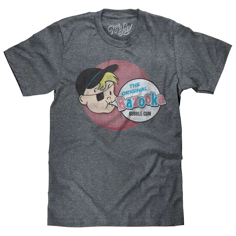 Bazooka Joe T-Shirt - Gray Hoodie, Sweatshirt | RetroVerseTees.com