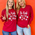 Be Kind This Fall Y'all Long Sleeve Tee Hoodie, Sweatshirt | RetroVerseTees.com