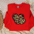 Be Mine Leopard Heart Direct to Film Garment Transfer T-Shirts, Hoodie, Sweatshirt | RetroVerseTees.com