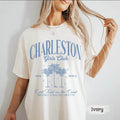 Beach Bachelorette Party Shirts, Luxury Bachelorette Merch, Charleston Girls Club Shirt, Last Toast On The Coast Shirts,...