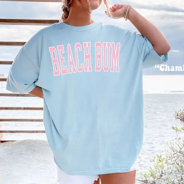 Beach BumTshirt Beachy Tees Summer Sweater Hoodie, Sweatshirt | RetroVerseTees.com