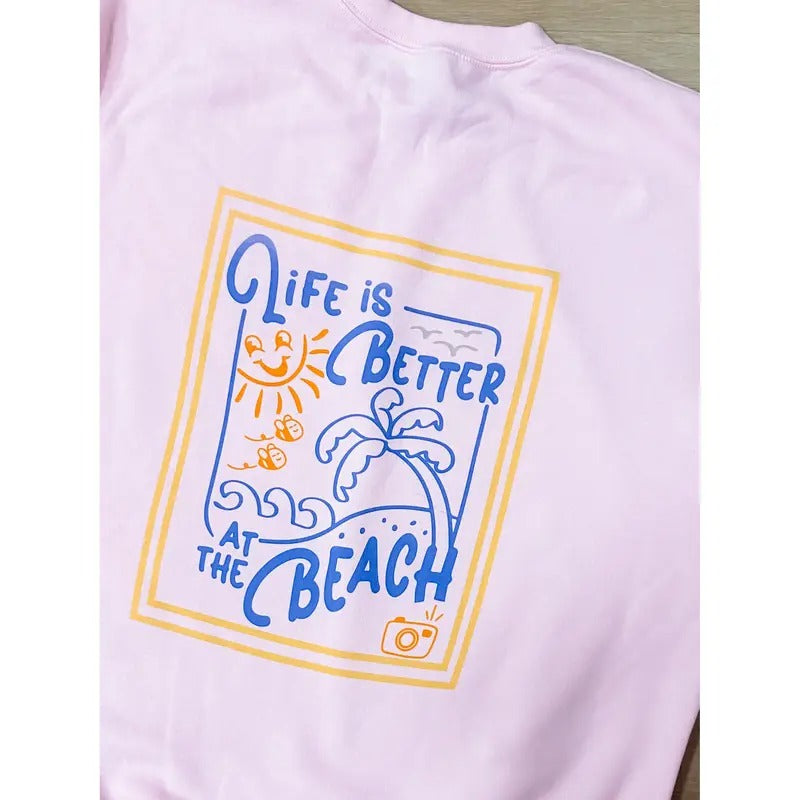 Beach Life Graphic Top T-Shirts, Hoodie, Sweatshirt | RetroVerseTees.com
