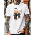 Bear In Suit Printed T-Shirt for Men Crew Necks Menswear Hoodie, Sweatshirt | RetroVerseTees.com