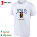 Bear holding trophy Jesus always wins shirt