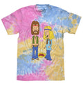 Beavis and Butthead Hippie Tie Dye T-Shirt - Sherbert Tie Dye Hoodie, Sweatshirt | RetroVerseTees.com