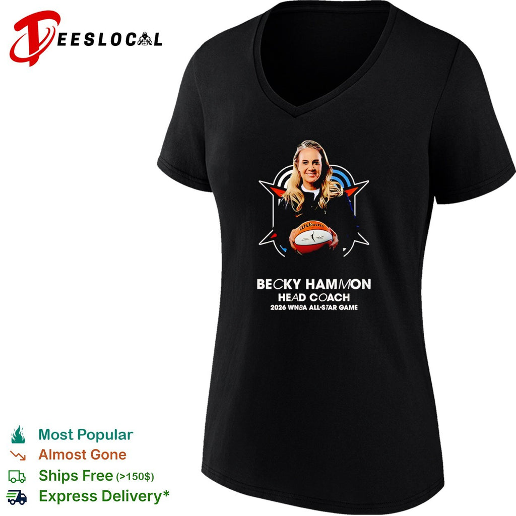 Becky Hammon Head Coach 2026 WNBA All-Star Game shirt