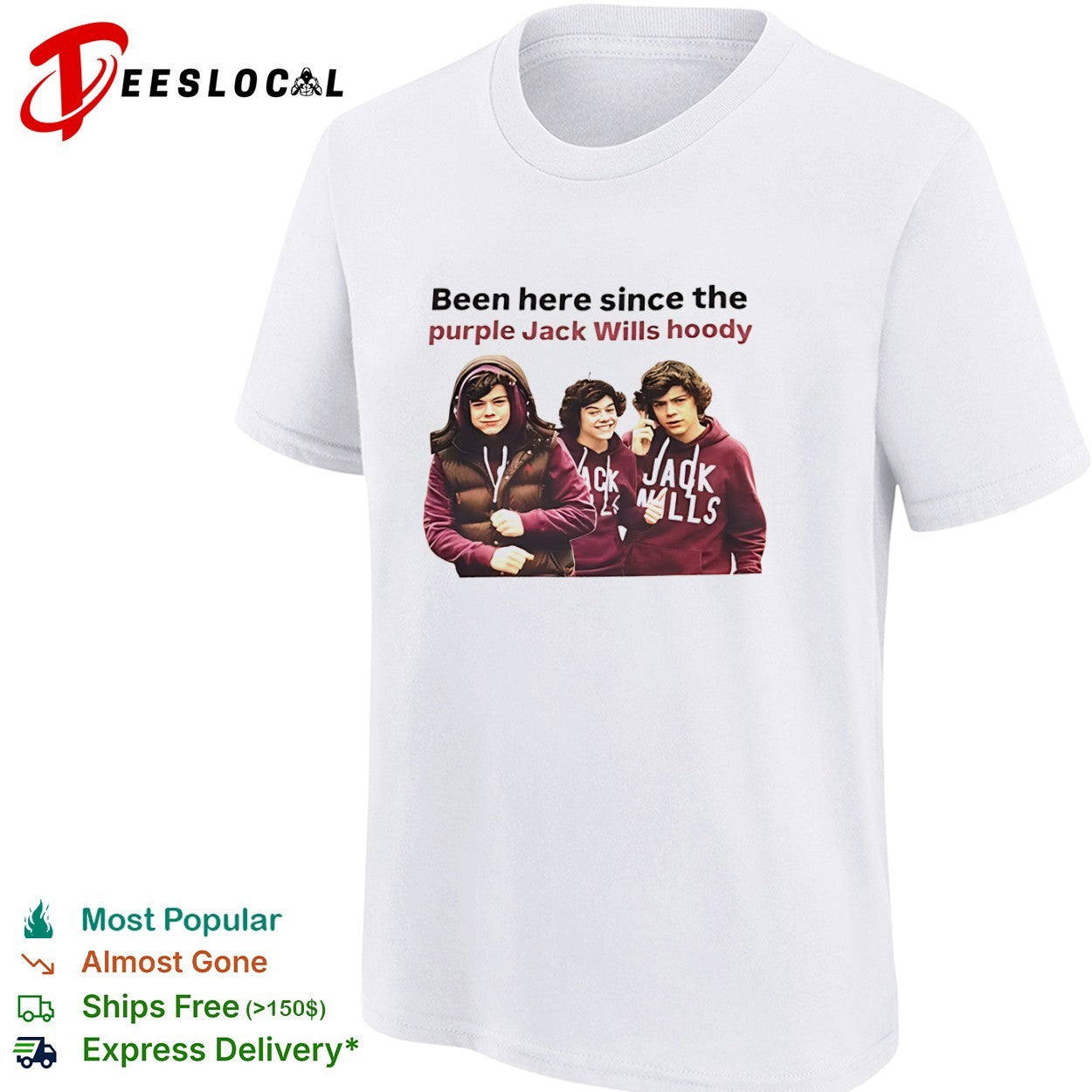 Been here since the purple Jack Wills hoody shirt