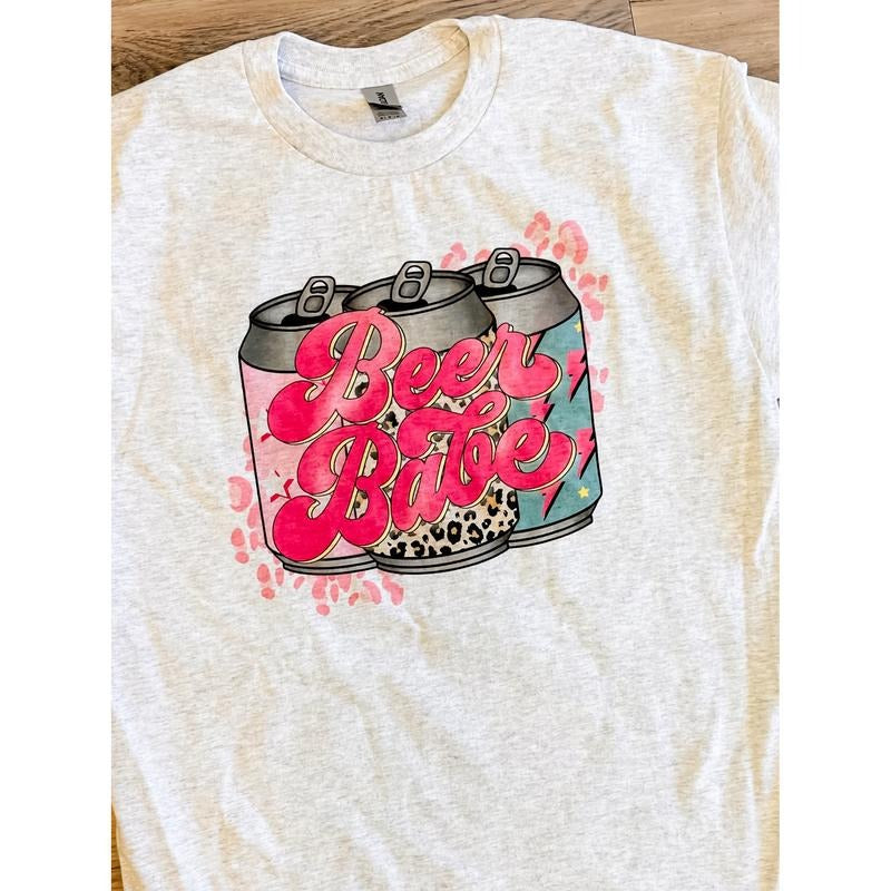 Beer Babe Graphic Top T-Shirts, Hoodie, Sweatshirt | RetroVerseTees.com