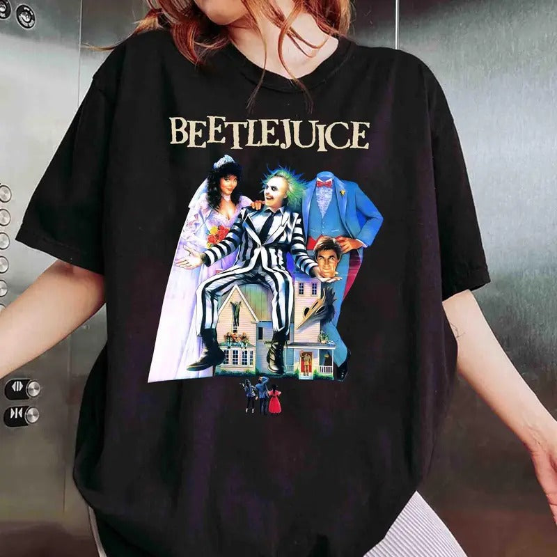 Beetleju1ce 1988 Movie Tshirt, Halloween Movie Shirt, Halloween Party, Halloween gift, Unisex Short Sleeve Tee Shirt,...