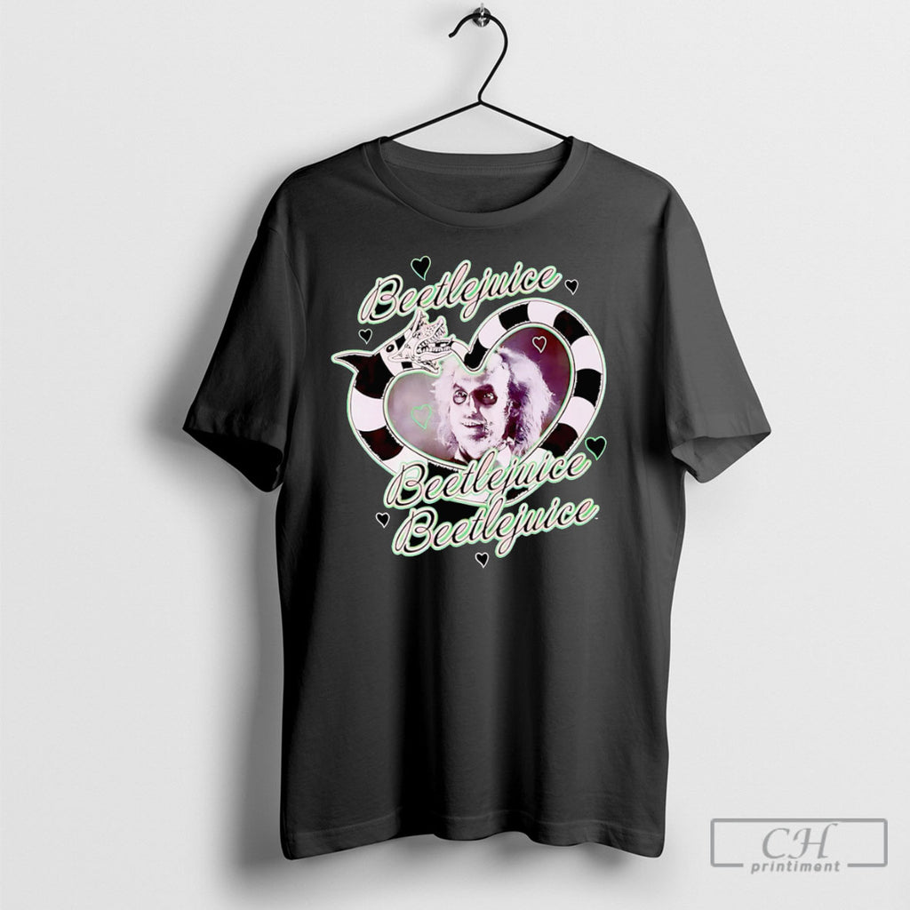 Beetlejuice Sandworm Heart T Shirt