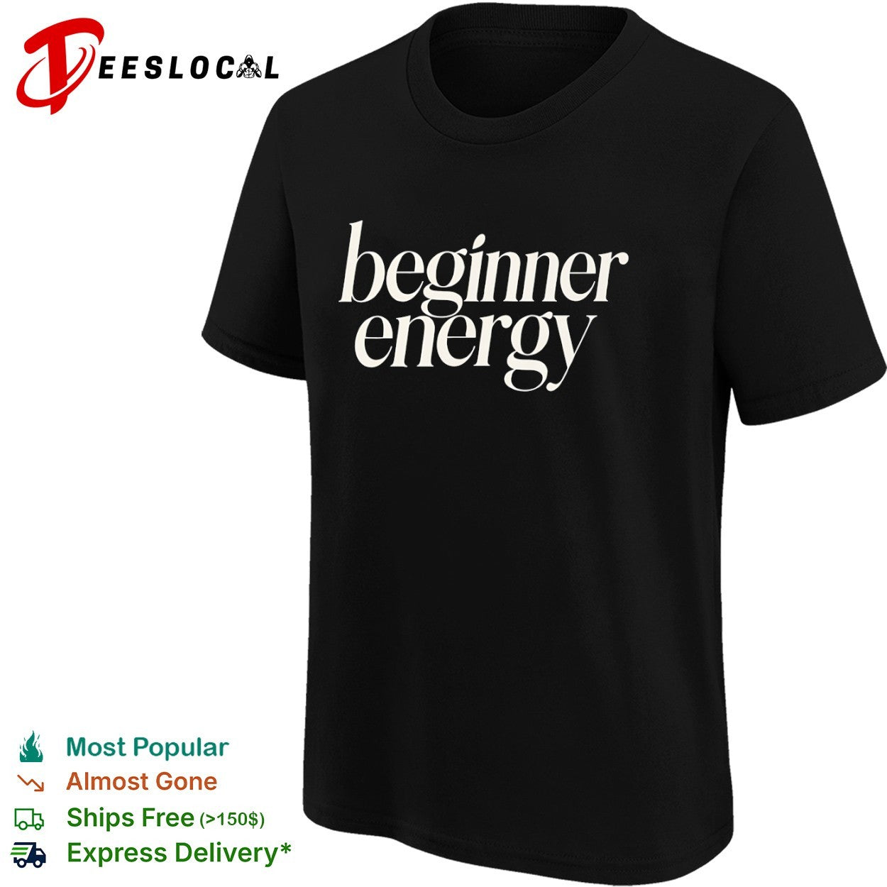 Beginner Energy minimalist shirt