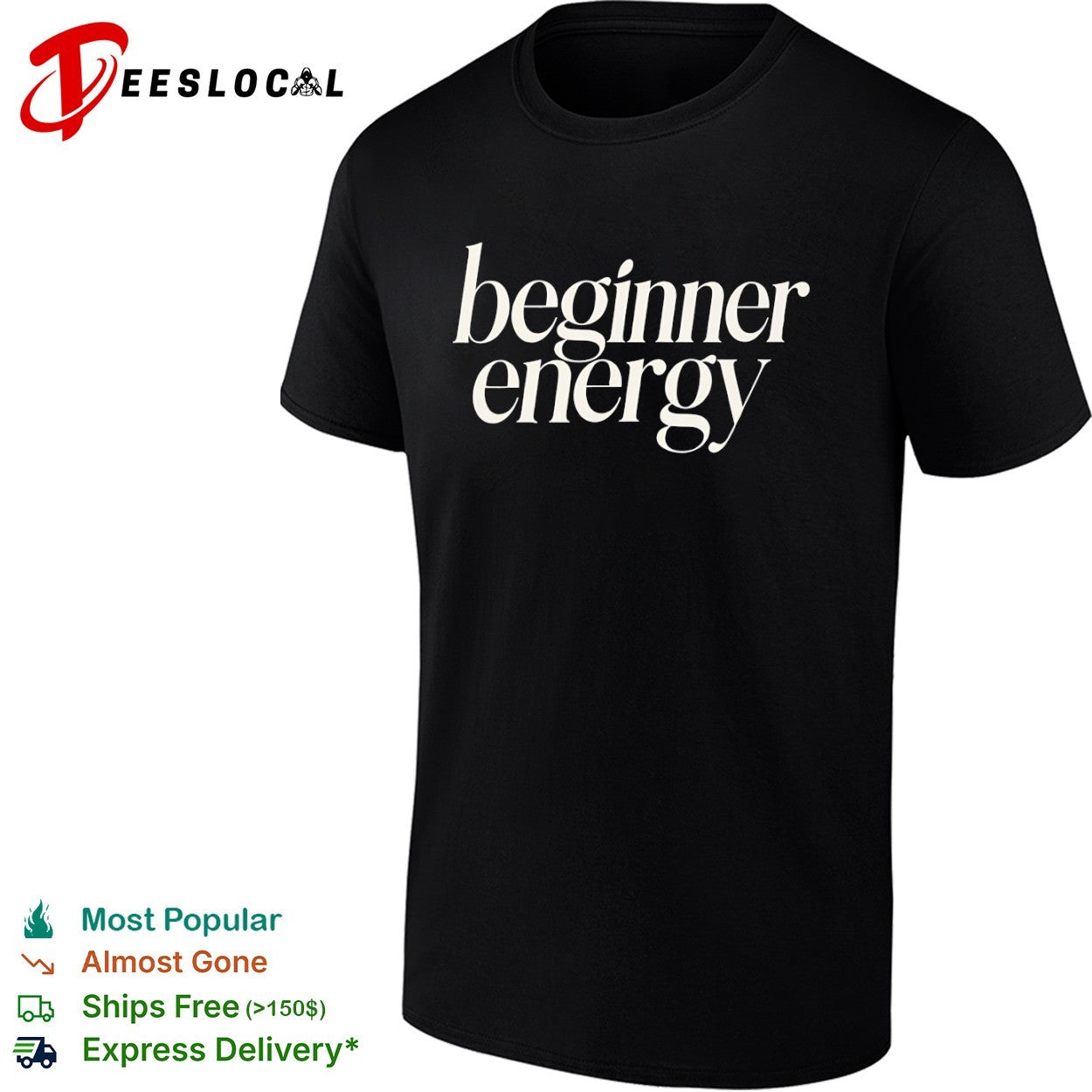 Beginner Energy minimalist shirt