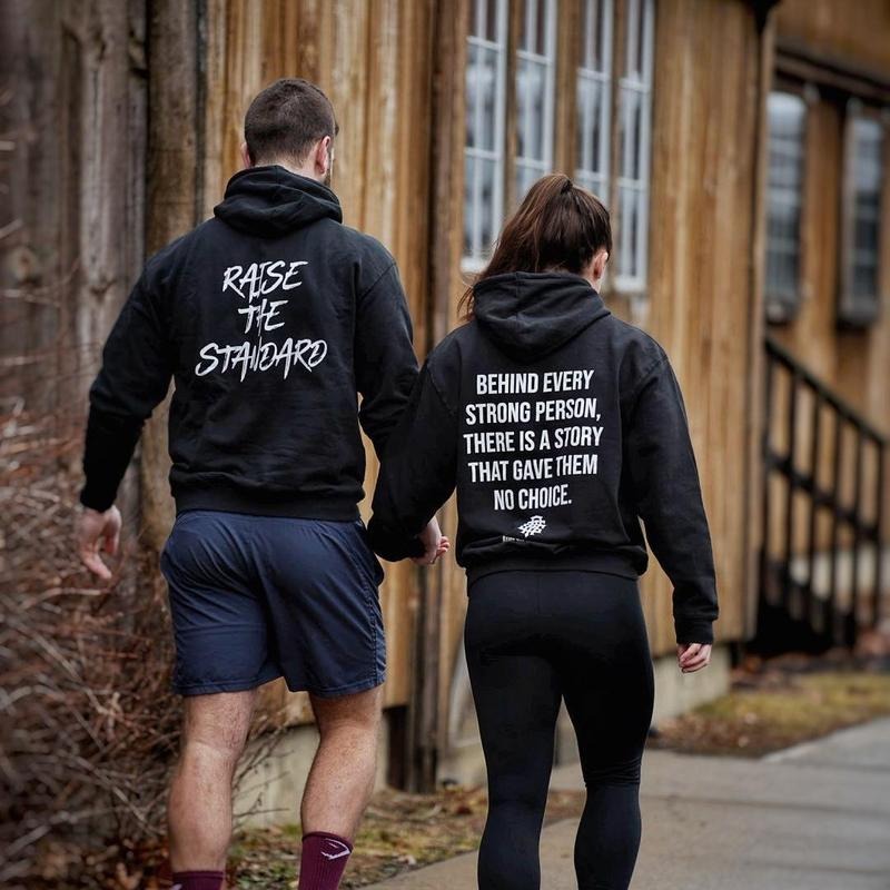 Behind Every Strong Person Hoodie T-Shirts, Sweatshirt | RetroVerseTees.com