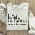 Being WB shield Functional Adult Everyday Seems WB shield Bit Excessive Sweatshirt, Sarcastic Women'WB shield Sweatshirt,...