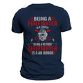 Being a Firefighter is a Choice Bing a Retired Firefighter is an Honor Men's T-Shirt Casual Classic Hoodie, Sweatshirt