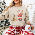 Belgian Malinois Vintage Santa Sweatshirt, Belgian Malinois Christmas, Belgian Malinois sweatshirt, Belgian Malinois,...