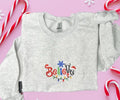 Believe Christmas embroidered Crewneck Sweatshirt T-Shirts, Hoodie | RetroVerseTees.com