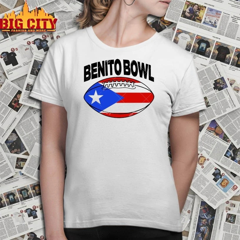 Benito Bowl 2026 Bad Bunny logo shirt