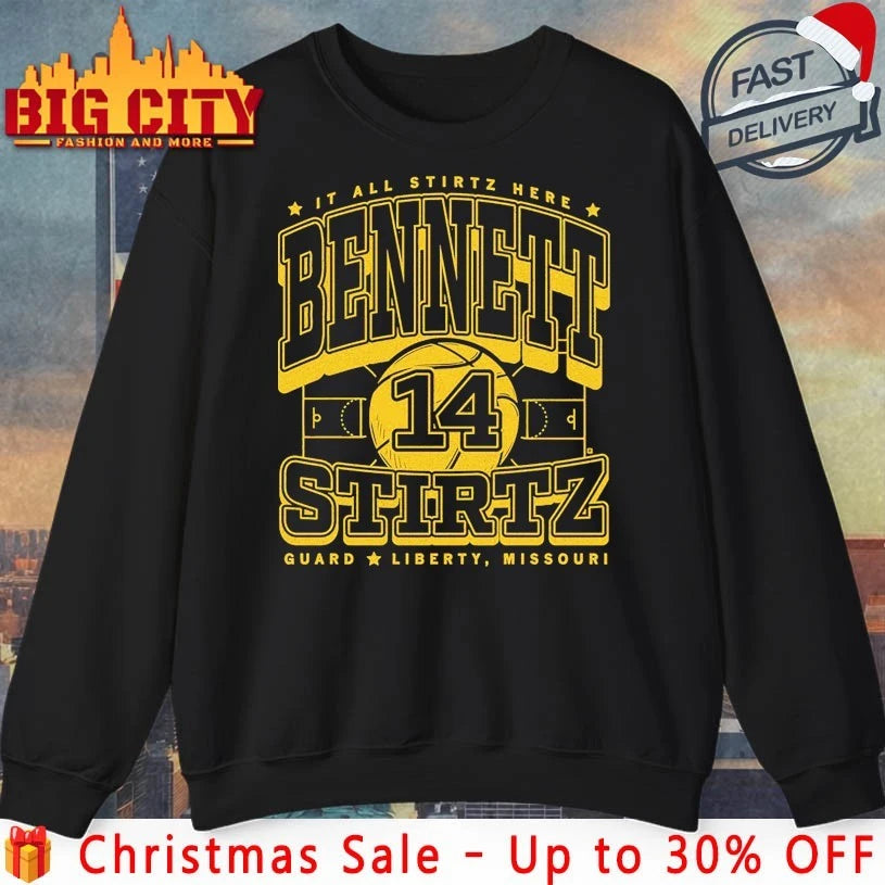 Bennett Stirtz 14 it all stirtz here shirt