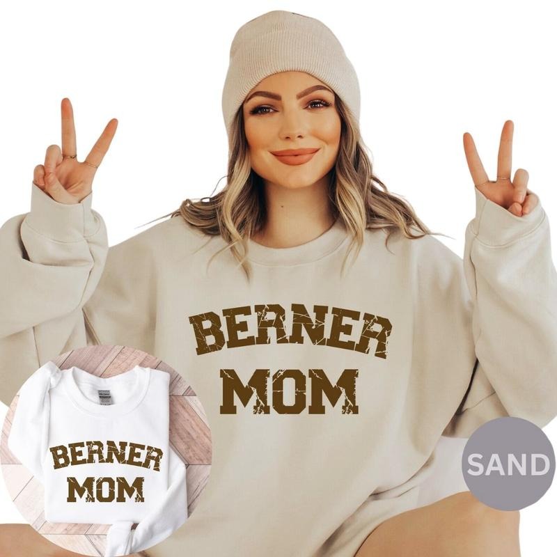 Berner Mom Sweatshirt, Gift For Dog Mom, Bernese Dog Mom Gift T-Shirts, Hoodie | RetroVerseTees.com