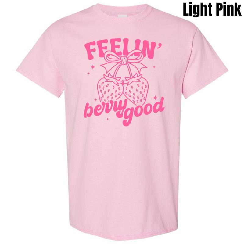 Berry Good Feelin Gildan Short Sleeve T-Shirt 'NLB' Hoodie, Sweatshirt | RetroVerseTees.com