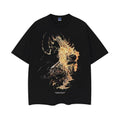 Berserk "Guts vs. Mozgus" Heavyweight Vintage Tee 100% Cotton OVERSIZED Anime T-shirt Menswear Top Crew Necks Tshirt...
