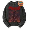 Berserk Anime Vintage Shirts, Cotton Unisex Sweatshirt, Crew Neck, Size S- 3XL, Menswear Top, Womenswear Top Underwear...