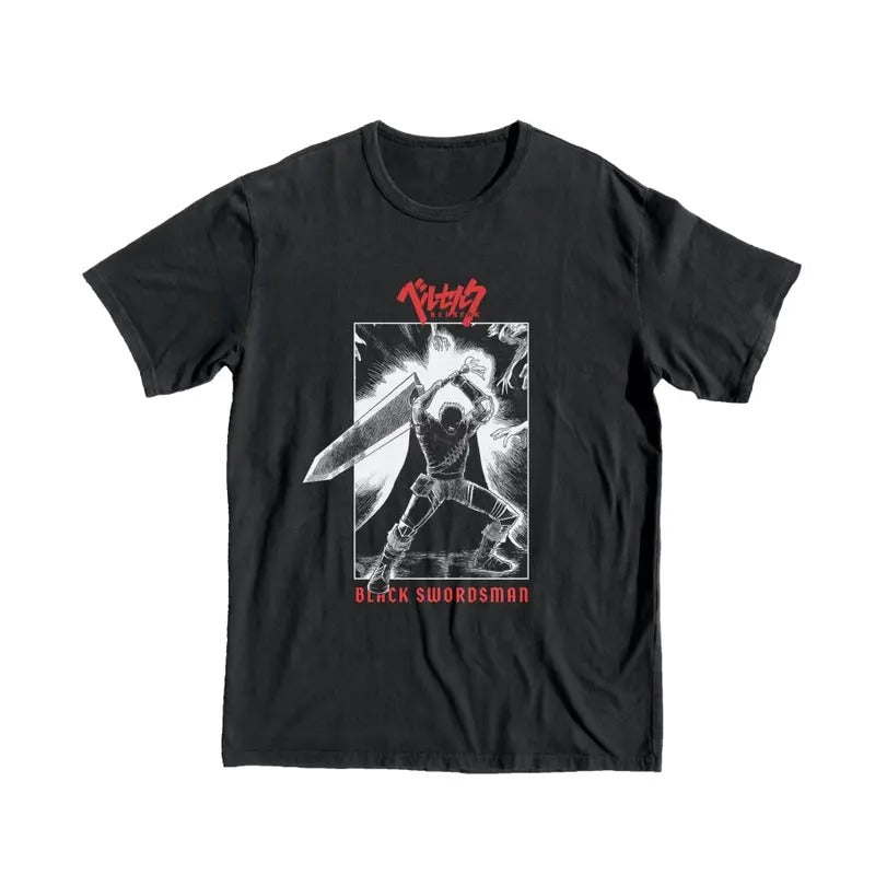 Berserk Guts Fight Tee - Anime Style Streetwear Menswear Top 3000 BC clothes Hoodie, Sweatshirt | RetroVerseTees.com