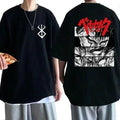 Berserk No.2 Shirt, Japanese Hot Blooded Anime Print T-Shirt, Mens Casual Streetwear 100% Cotton T-Shirt, Graphic Tee...