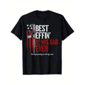 Best Bonus Dad Ever" Men'WB shield Casual T-Shirt - Gun Rights & American Flag Design Hoodie, Sweatshirt | RetroVerseTees.com
