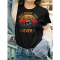 Best Buckin Papa Ever Women'WB shield Short Sleeve T-Shirt