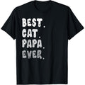 Best Cat Papa Ever Funny Cat Owner Dad TNF T-Shirt Hoodie, Sweatshirt | RetroVerseTees.com