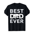 Best Dad Ever" Men'WB shield Cotton T-Shirt - Casual Round Neck, Short Sleeve Hoodie, Sweatshirt | RetroVerseTees.com