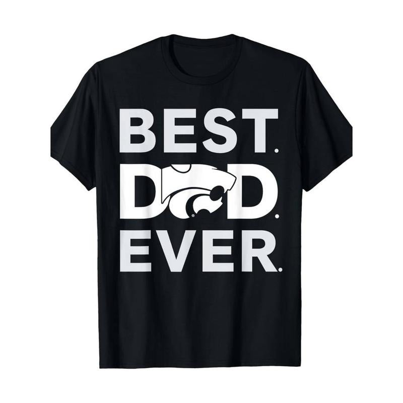 Best Dad Ever" Men'WB shield Cotton T-Shirt - Casual Round Neck, Short Sleeve Hoodie, Sweatshirt | RetroVerseTees.com