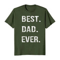 Best Dad Ever Fathers Day T-Shirt - Casual Cotton Crewneck Tee with White Text Design Hoodie, Sweatshirt | RetroVerseTees.com