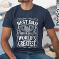 Best Dad Shirt - World's Greatest Dad Tee, No.1 Dad Gift, Father's Day T-shirt, New Dad Gift, Premium Quality Dad...