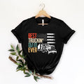 Best Truckin Dad Ever Shirt, Father Day Shirt, Funny Dad Shirt, Dad Shirt, Father Shirt, Trucker Dad Shirt style 02...