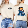 Betty Booop Shirt, Bussch Light Shirts, Girl Power Shirt, Unisex Classic Cotton Tee with 2 Sided Graphic Print in All...