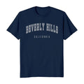 Beverly Hills California Classic Short Sleeve Men's T-Shirt Casual Cotton Hoodie, Sweatshirt | RetroVerseTees.com
