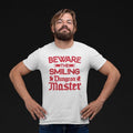 Beware The Smiling Dungeon Master Unisex Shirt, Nerdy Dm Graphic Tee, Funny Geek Gift, Tabletop Gamer Shirt Hoodie,...
