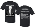 Biden's Accomplishments Unfit For Office, 2024 Election, Funny Joe Biden Tee, Political Men's T-Shirt Hoodie, Sweatshirt