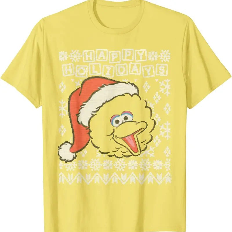 Big Bird Ugly Christmas T-Shirt Hoodie, Sweatshirt | RetroVerseTees.com