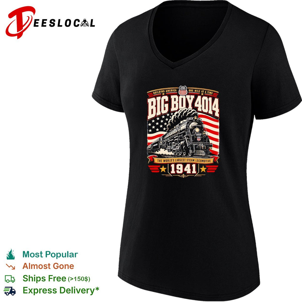 Big Boy 4014 Union Pacific steam locomotive shirt